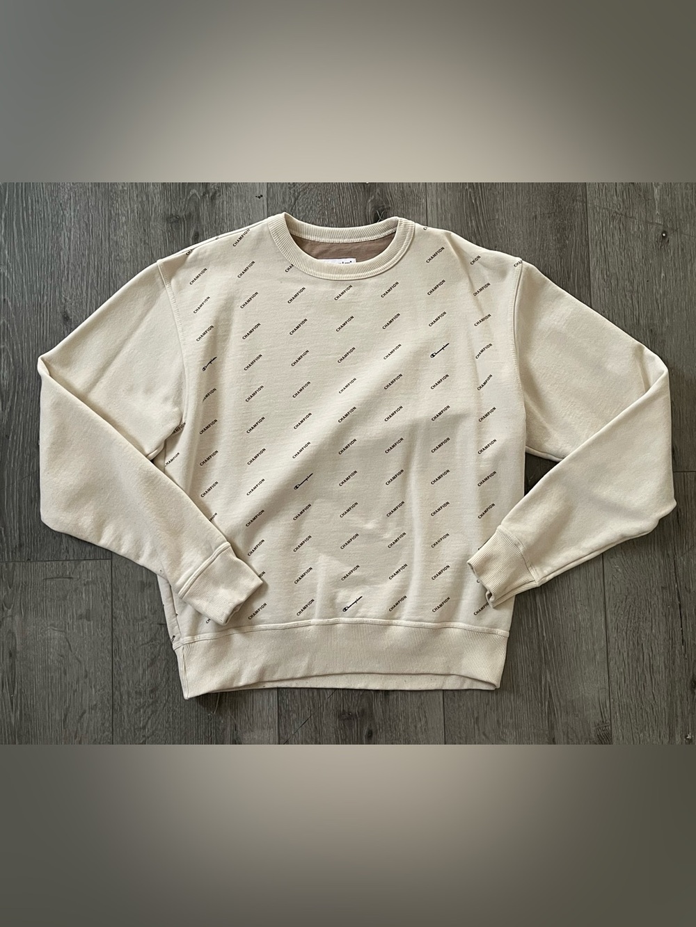 Champion Cream Authentic Athleticwear Sweatshirt
